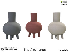 Sims 4 — kardofe_The Azahares_Large vase by kardofe — Large vase, in three colour options