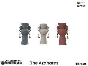 Sims 4 — kardofe_The Azahares_Vase by kardofe — Original vase with beads, in three colour options