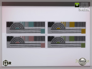 Sims 4 — Rufia bedroom wall paintings by jomsims — Rufia bedroom wall paintings