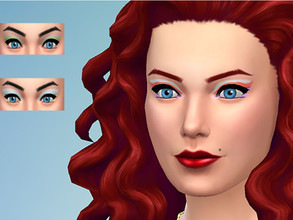 Sims 4 — Frederique!'s Drag Eyeshadow by Frederique89 — Frederique!'s Drag Eyeshadow to create a draggy look.