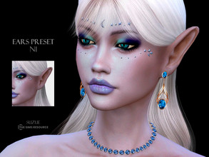 Sims 4 — Ear Preset N1 by Suzue — -New Preset (Suzue) -For Female and Male (All Ages)