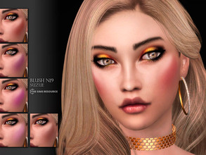 Sims 4 — Blush N19 by Suzue — -12 Swatches -For Female (Teen to Elder) -HQ Compatible