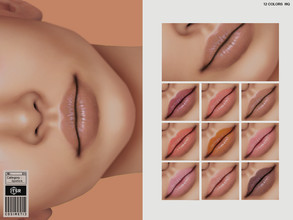 Sims 4 — Lipstick  | N64 by cosimetic — - It is suitable for Female. ( Teen to elder ) - 12 swatches. - You can find it