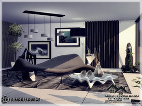 Sims 4 — MOLO - Living Room - CC only TSR by marychabb — I present a room - Living Room , that is fully equipped. Tested.
