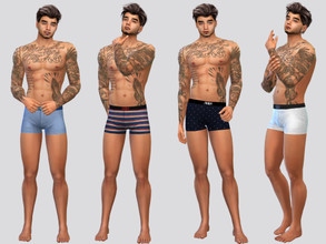 Sims 4 — MENS Boxer Briefs by McLayneSims — TSR EXCLUSIVE Standalone item 10 Swatches MESH by Me NO RECOLORING Please