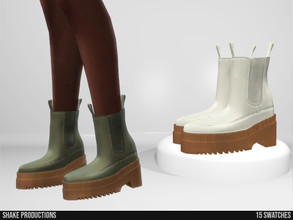 Sims 4 — 887 - Boots by ShakeProductions — Shoes/Boots New Mesh All LODs Handpainted 15 Colors