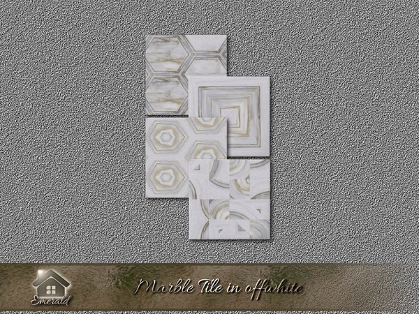 Sims 4 — mrbtlofwht_flr4 by Emerald — Marble tile are extremely durable, stain resistant, and easy to maintenance.
