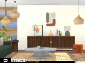 Sims 4 — Alectoris Living Room - Part II by wondymoon — Alectoris living room part II. Modern surfaces, lightings and