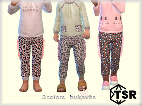 Sims 4 — Pants Small & Happy  by bukovka — Toddler pants, girls only. Installed standalone, suitable for the base