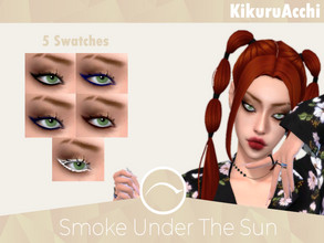 Sims 4 — Under The Sun Eyeliner by siyahanime — - It is suitable for Female and Male. ( Teen to elder ) - 5 swatches -