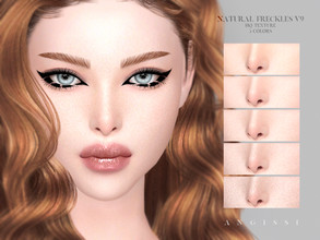 Sims 4 — Natural freckles v9 by ANGISSI — Previews made with HQ mod For all questions go here ---- angissi.tumblr.com