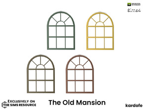 Sims 4 — kardofe_ The Old Mansion_Mirror by kardofe — Wall mirror, looking like a window, in four different versions