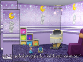 Sims 4 — MB-HiggledyPiggledy_TeddiesDream_SET by matomibotaki — MB-HiggledyPiggledy_TeddiesDream_SET 2 lovely and cute
