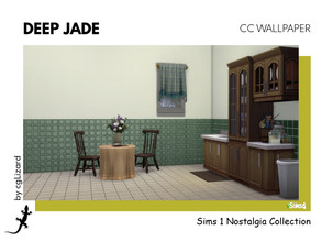 Sims 4 — Deep Jade - Sims 1 Nostalgia Collection by cgLizard by cgLizard — Do you miss The Sims 1 iconic build/buy mode