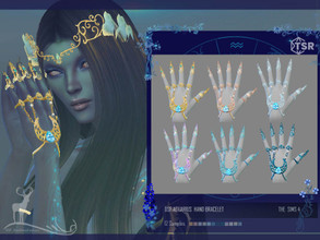 Sims 4 — ACUARIUS HAND BRACELET by DanSimsFantasy — Tribal style hand bracelet inspired by the sign that represents the
