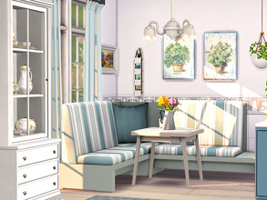 Sims 4 — Nizza Kitchen - CC  by Flubs79 — here is a bright kitchen and cozy kitchen for your Sims the size of the room is
