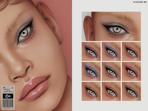 Sims 4 — Eyeshadow | N57 by cosimetic — - It is suitable for Female. ( Teen to elder ) - 10 swatches - You can find it in