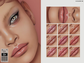 Sims 4 — Lipstick  | N65 by cosimetic — - It is suitable for Female. ( Teen to elder ) - 10 swatches. - You can find it