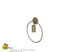 Sims 4 — Drexel Wall Lamp by Onyxium — Onyxium@TSR Design Workshop Lighting Collection | Belong To The 2022 Year