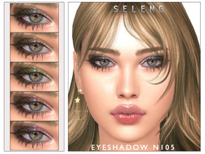 Sims 4 — Eyeshadow N105 by Seleng — The eyeshadow has 19 colours and HQ compatible. Allowed for teen, young adult, adult