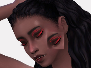 Sims 4 — Mayheart Eyeliner by Sagittariah — base game compatible 5 swatch properly tagged enabled for all occults