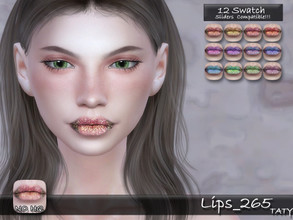 Sims 4 — Lips_265 by tatygagg — New Lipstick for your sims - Female, Male - Human, Alien - Teen to Elder - Hq Compatible