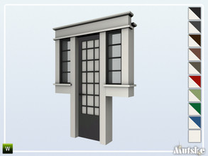 Sims 4 — Luton Door Front Privat 2x1 by Mutske — Part of the constructionset Luton. Made by Mutske@TSR.