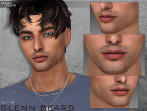 Sims 4 — Glenn Beard N19 by MagicHand — Short beard in 13 colors - HQ Compatible. Preview - CAS thumbnail Pictures taken