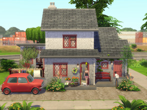 Sims 4 — Chez Moi no cc by sgK452 — Charming cottage all in simplicity, certainly a little small but so cozy, possibility