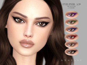 Sims 4 — Eyeliner A39 by ANGISSI — *For all questions go here - angissi.tumblr.com *6 colors *HQ compatible *Female