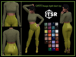 Sims 4 — Lounge light knit top by Nadiafabulousflow — Hi guys! This upload its a lounge light knit top with long sleeves