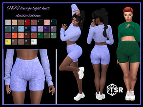 Sims 4 —  Lounge light knit elastic bottom by Nadiafabulousflow — Hi guys! This upload its a lounge light knit elastic