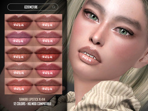 Sims 4 — Samira Lipstick N.414 by IzzieMcFire — Samira Lipstick N.414 contains 12 colors in hq texture. Standalone item
