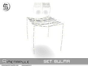 Sims 4 — Set Bulma  - Lights by Simenapule — Set Bulma - Lights 3 colors.