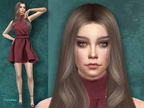Sims 4 — Celine Chaumont by caro542 — Hello, I'm celine and I love partytime Go to Required tab to upload necessary CC,