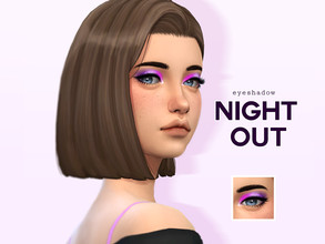Sims 4 — Night Out Eyeshadow by sarahmfighter2 — - 32 swatches total including brights, darks, pastels and two toned -