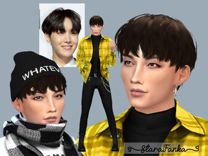 Sims 4 — J-Hope - Jung Hoseok - BTS (request) by starafanka — DOWNLOAD EVERYTHING IF YOU WANT THE SIM TO BE THE SAME AS