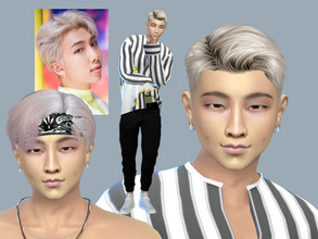 Sims 4 — RM - Kim Namjoon - BTS (request) by starafanka — DOWNLOAD EVERYTHING IF YOU WANT THE SIM TO BE THE SAME AS IN