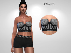 Sims 4 — Jewel Bra by Puresim — Jewel bra. One swatch.