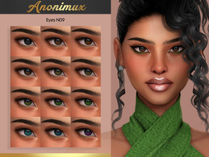 Sims 4 — Eyes N09 by Anonimux_Simmer — - 12 Swatches - All Ages - Male/Female - Face paint category - BGC - HQ - Thanks