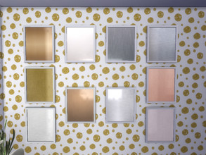Sims 4 — Brushed Metal Framed Pictures by Morrii — Brushed Metal Framed Pictures