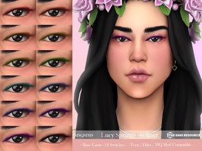 Sims 4 — Lucy Spring Eyeliner by MSQSIMS — This eyeliner is part of my lucy spring make up collection and is available in