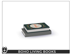 Sims 4 — Modern Boho Living Room Books by nemesis_im — Book from Modern Boho Living Room Set - 1 Colors - Base Game