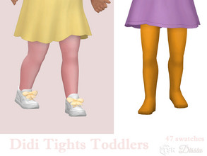 Sims 4 — Didi Tights Toddlers by Dissia — Full of colors tights for toddler :) Available in 47 swatches