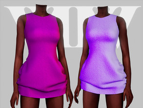 Sims 4 — Party Collection - DRESS by Viy_Sims — New Mesh 10 Colors Compatible with HQ mode Low Poly Custom Thumb My Site: