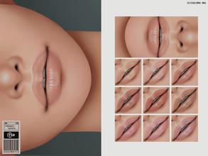 Sims 4 — Lipstick  | N68 by cosimetic — - It is suitable for Female. ( Teen to elder ) - 12 swatches. - You can find it