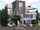 Sims 4 — Hunter by MychQQQ — Lot: 50x40 Value: $ 265,556 Lot Type: Residential House Contains: - 2 bedrooms - 4 bathrooms
