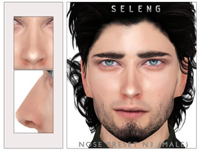 Sims 4 — Nose preset N3 (male) by Seleng — -Cas nose preset- Male only Teen to Elder Custom Thumbnail It will appear when