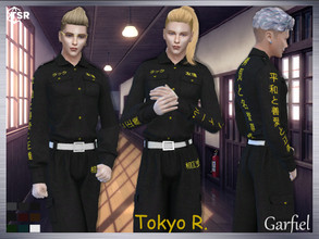 Sims 4 — Tokyo R. by Garfiel — - 9 colours - Everyday, party, formal - Base game compatible - HQ compatible - Inspired by
