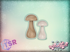 Sims 4 — Halley - Mushrooms by ArwenKaboom — Base game object in multiple recolors. You can find all items by searching